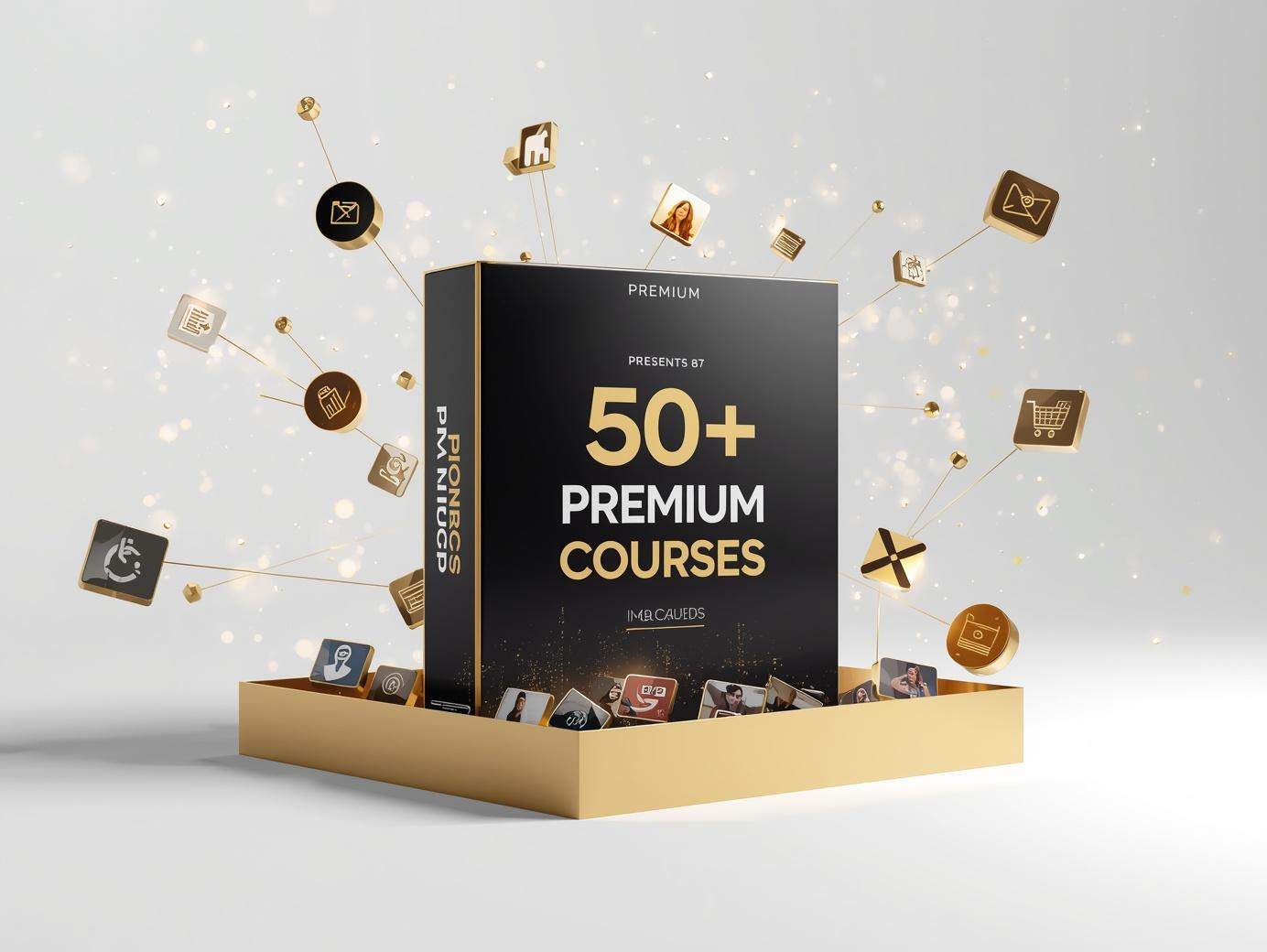 50+ Premium English Courses - Complete Digital Marketing Bundle