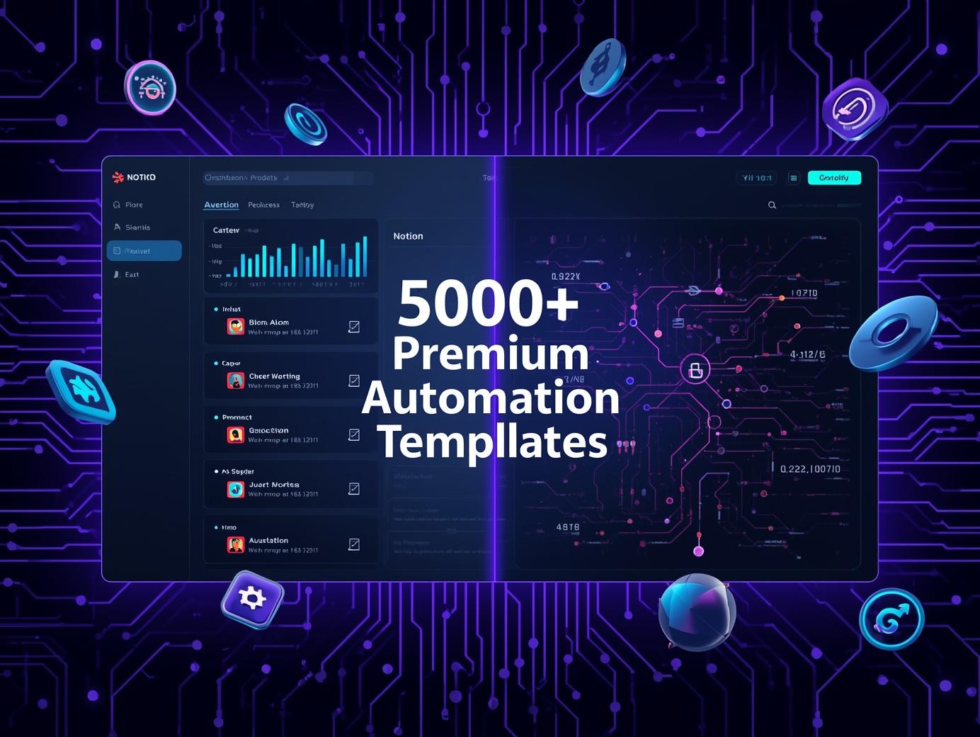 5000+ Premium Automation Templates: Notion Workflows & n8n Bundle